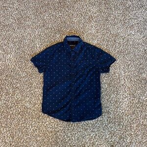 Aeropostale Dark Blue Casual Button Down Shirt
